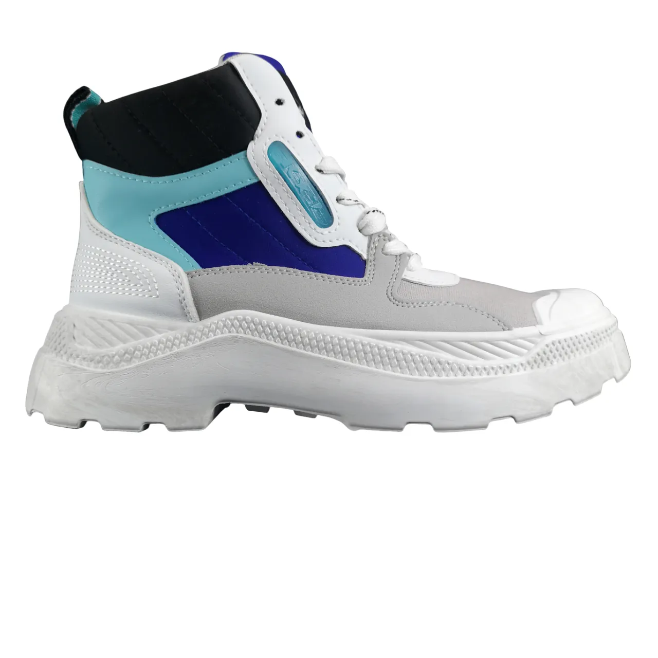 K7 Ladies Palladium Grey Blue Sneaker