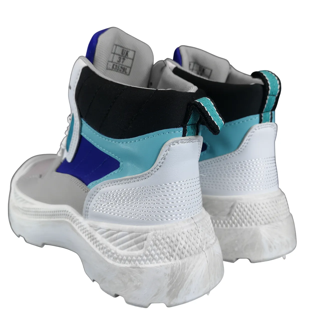 K7 Ladies Palladium Grey Blue Sneaker