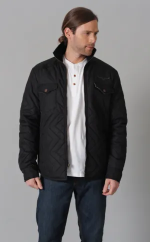 Kimes Ranch Men's Skink Quilted Jacket Black