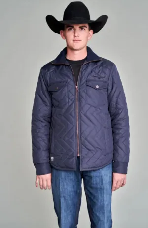 Kimes Ranch Men's Skink Quilted Jacket Navy