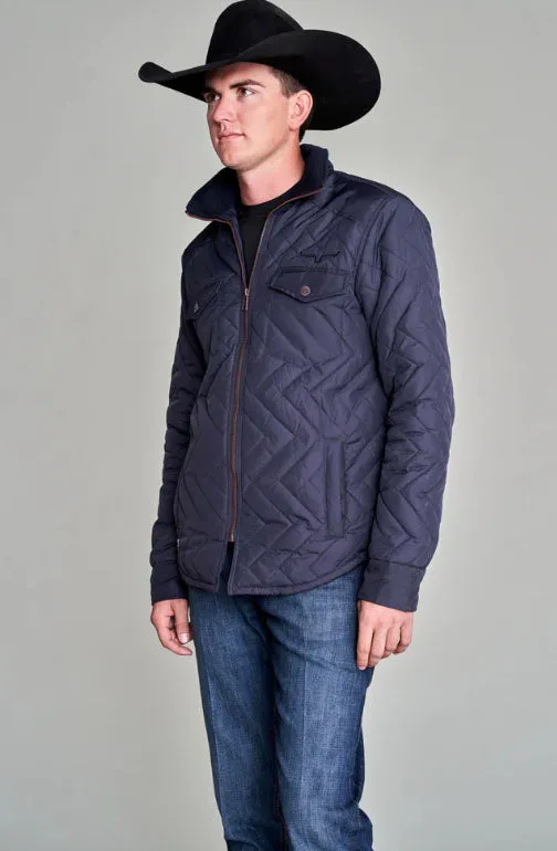 Kimes Ranch Men's Skink Quilted Jacket Navy