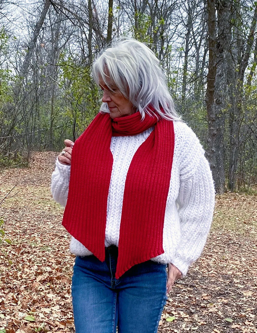 Knit Kit - The 2x2 Ribbed Scarf