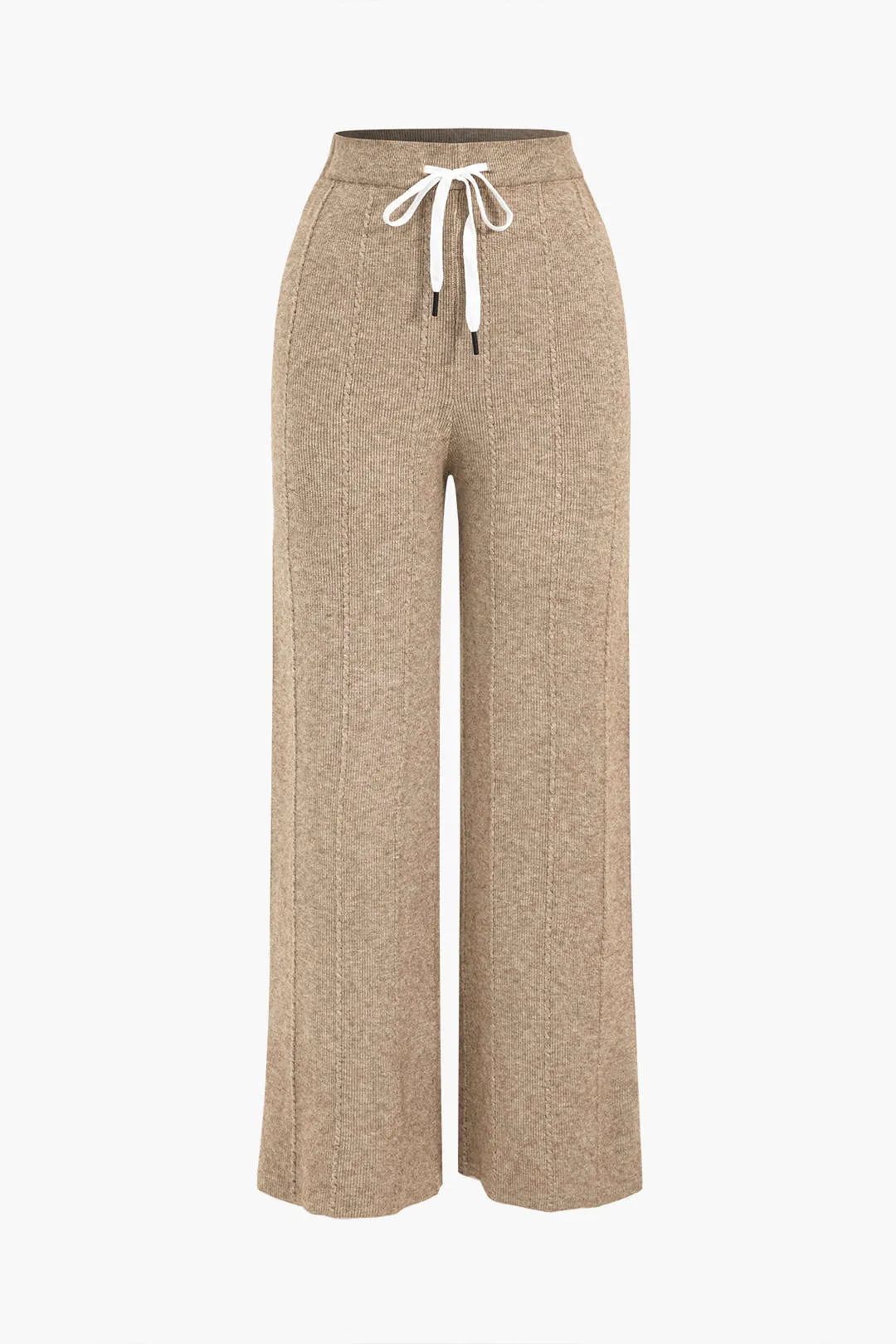 Knit Straight Leg Trousers