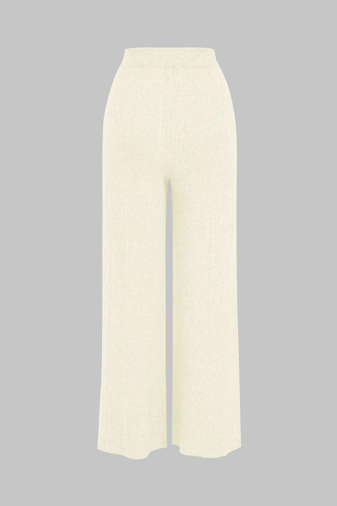 Knit Straight Leg Trousers