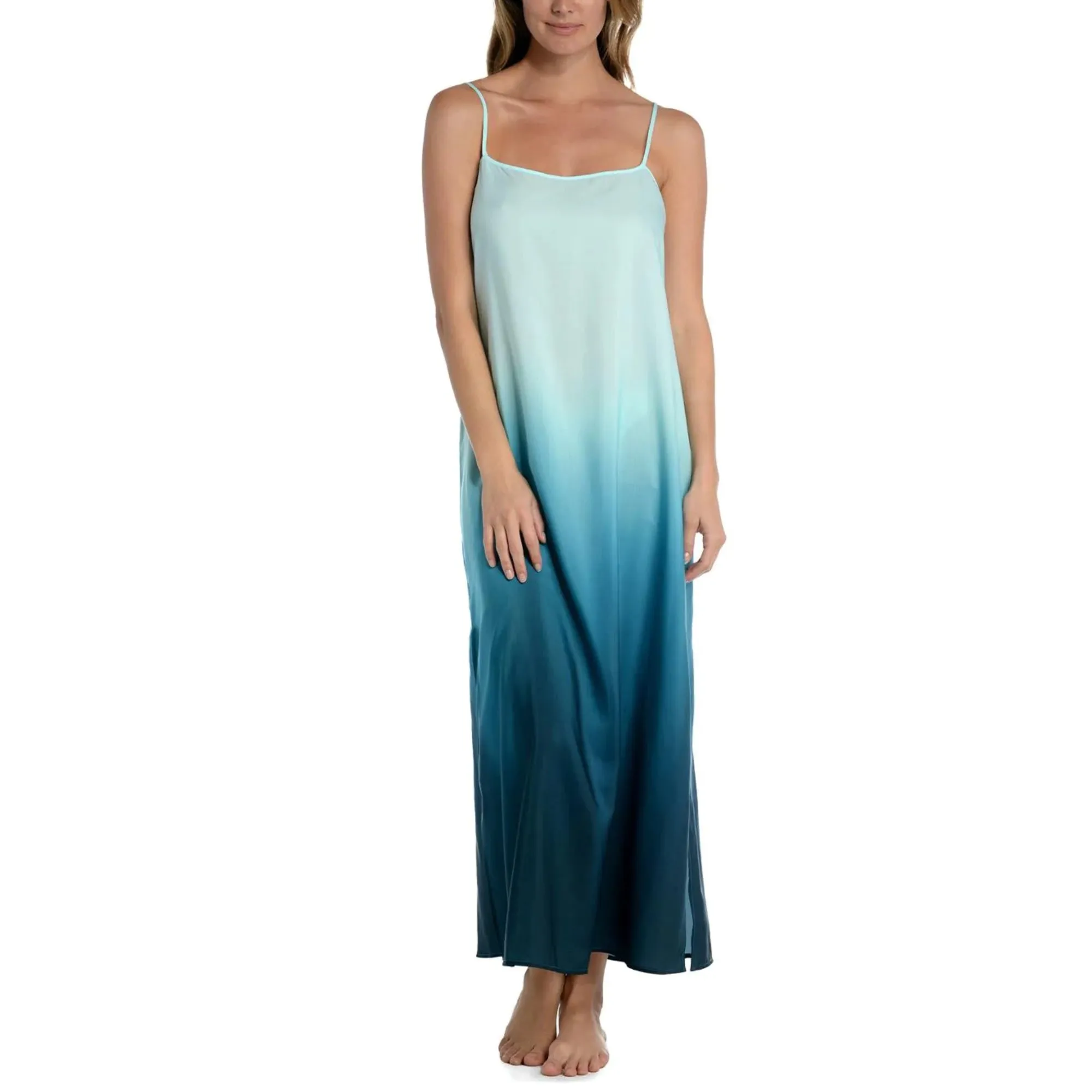 La Blanca Women's Oasis Beach Maxi Dress Ombré Cover-Up