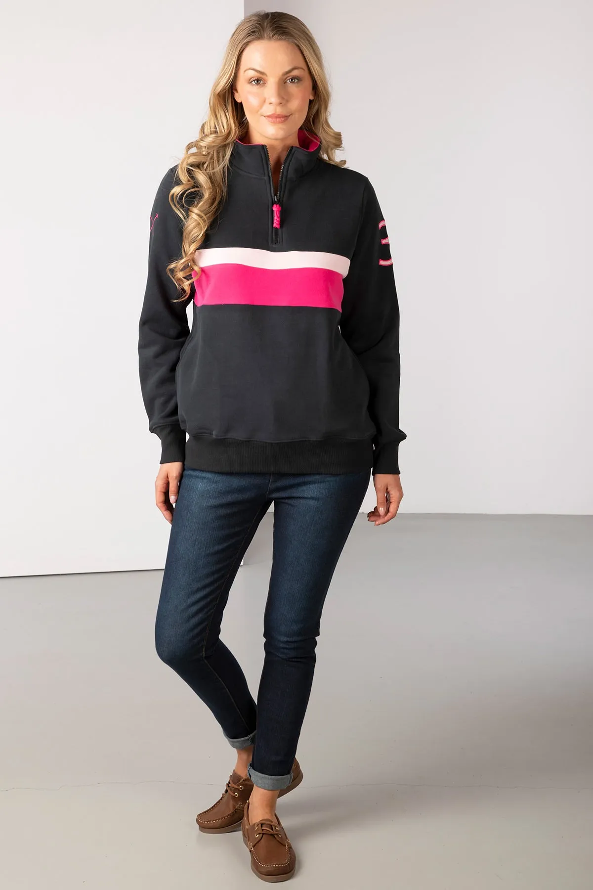 Ladies Stripe Sweatshirt - Bramham