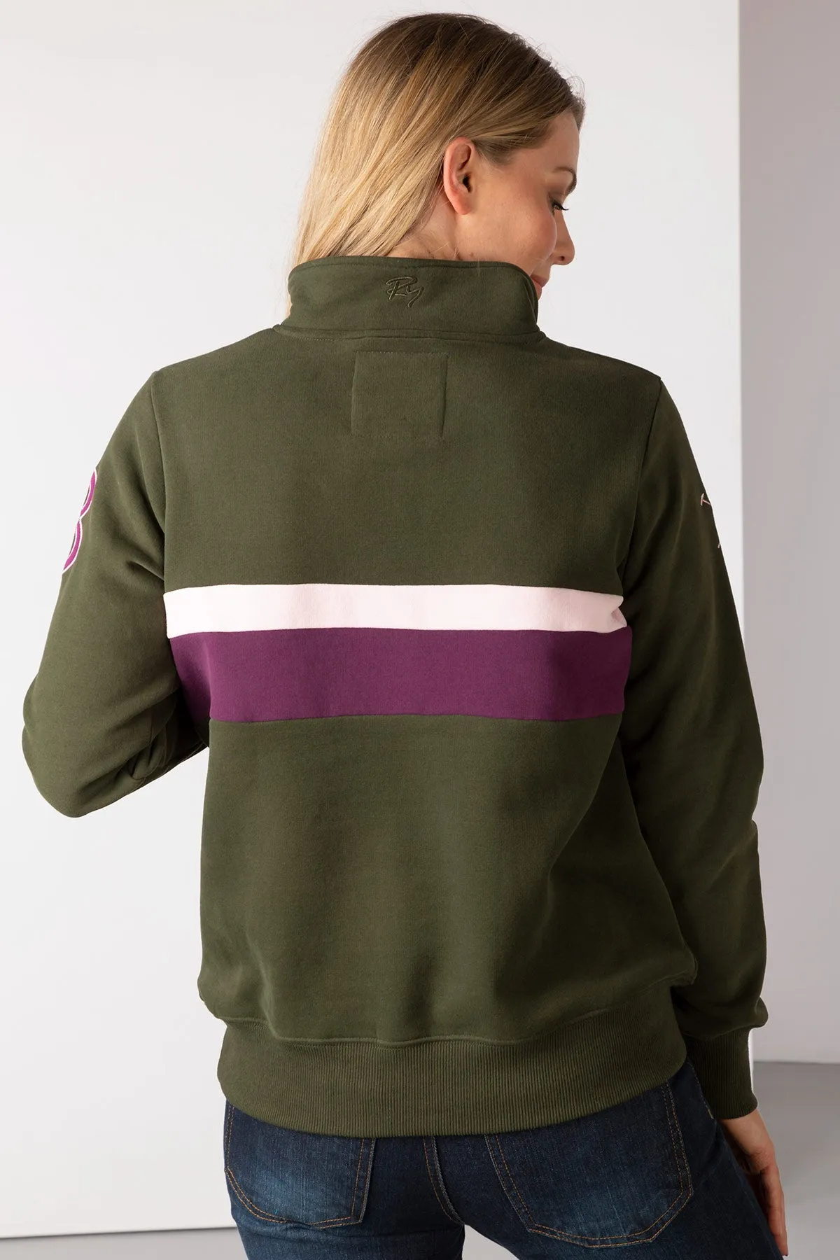 Ladies Stripe Sweatshirt - Bramham