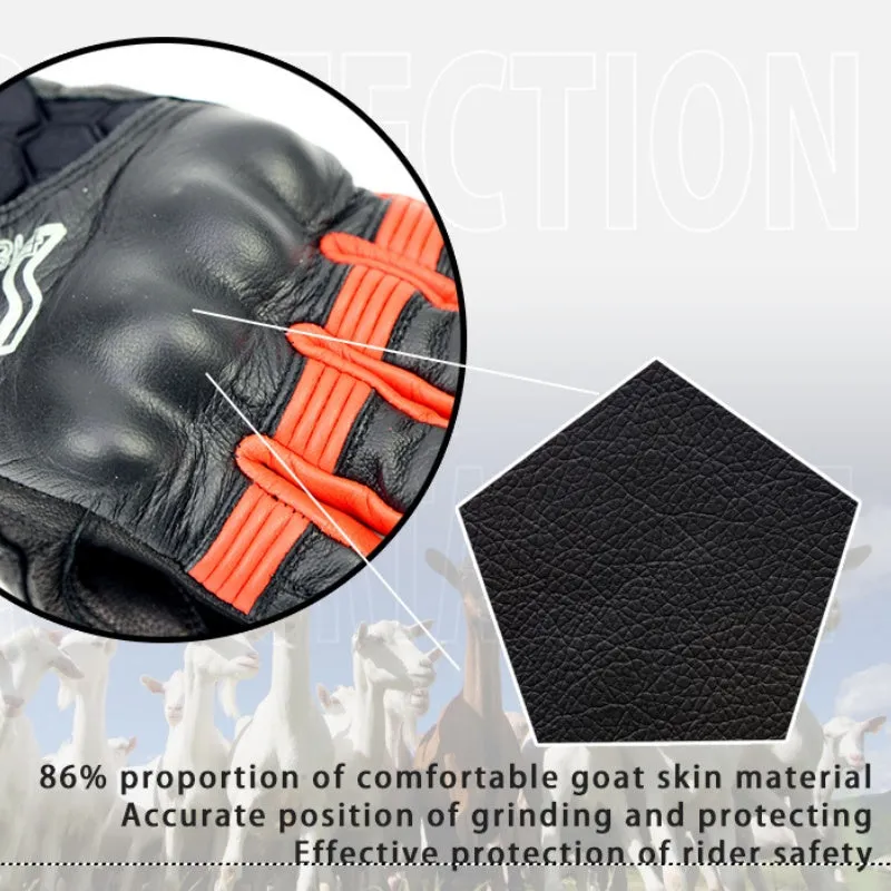 Leather Gloves Motorcycle Gloves Riding Gloves