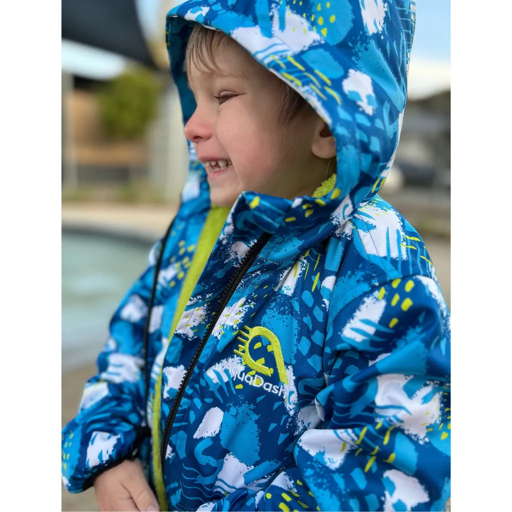 Lime Splash Swim Parka Child | Unisex