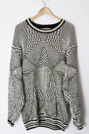 [M] '90s Chunky Knit Sweater