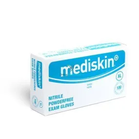 Mediskin Blue Nitrile Gloves Powderfree (100'S)