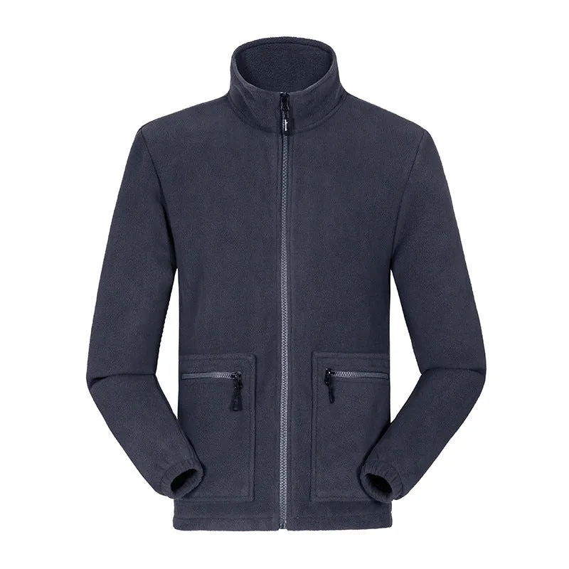 Men's Fleece-lined Thickened Lamb Wool Fleece Jacket