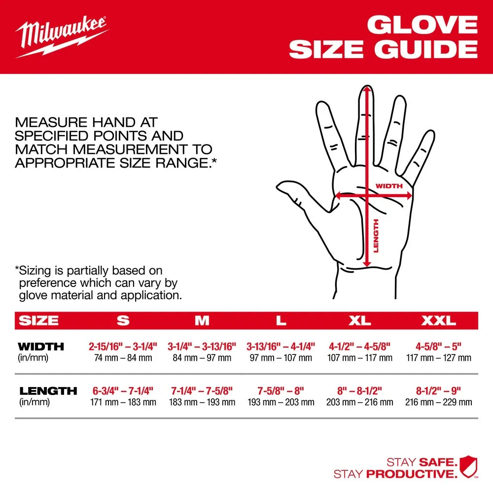 Milwaukee 48-73-7034 Cut Level 9 High-Dexterity Nitrile Dipped Gloves - XXL