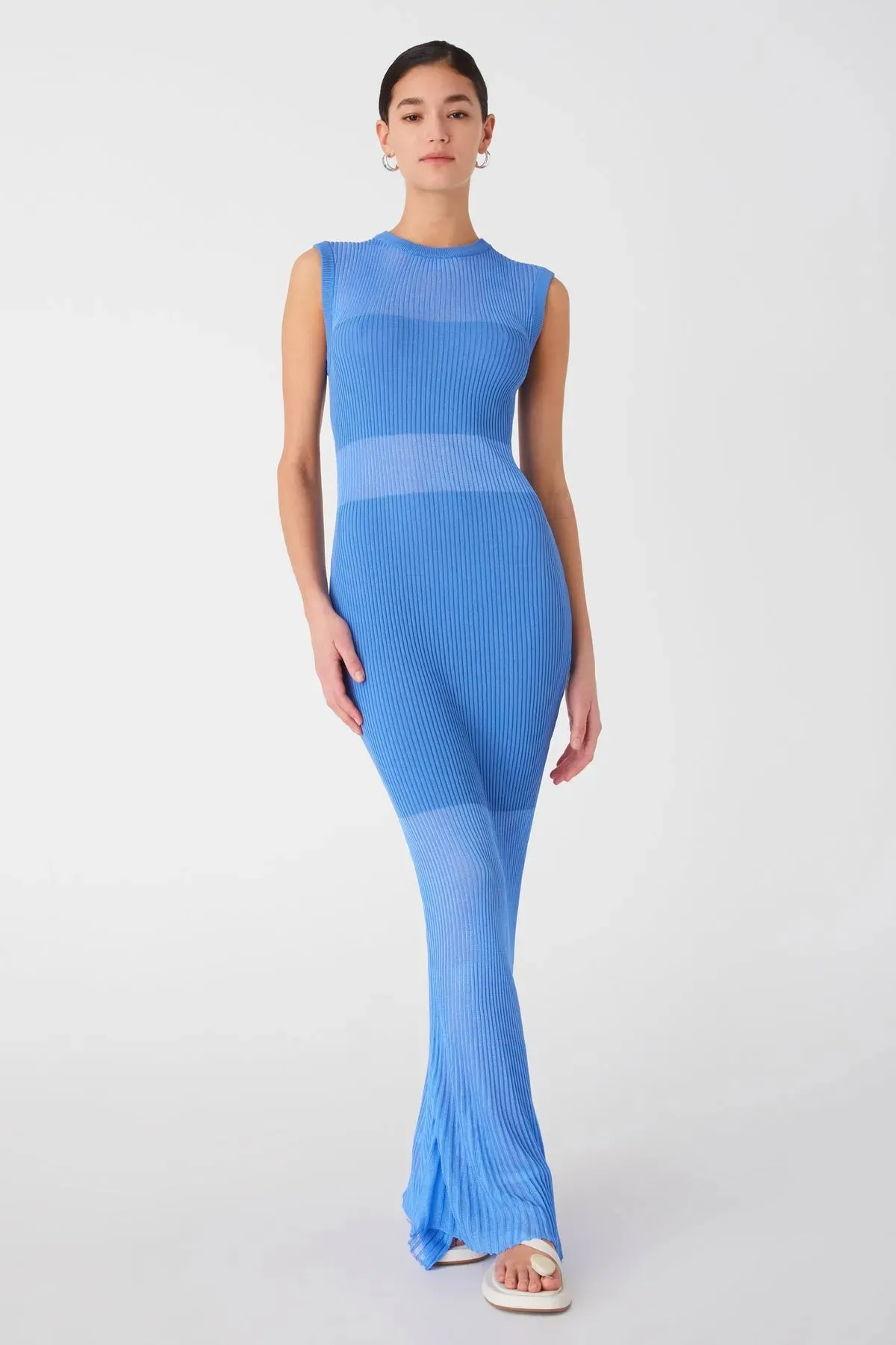 Misha | Elyna Midi Dress - Marina Blue