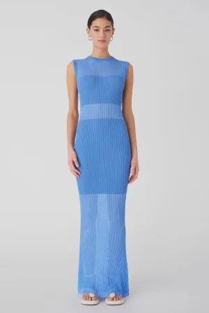 Misha | Elyna Midi Dress - Marina Blue