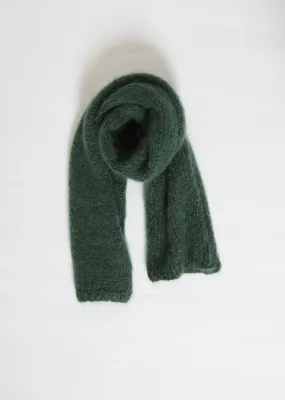 Mohair Scarf — Green