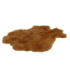 Natural Tanned Leather Fur Hide (10" by 12" Pelt with Sewing Quality Leather)