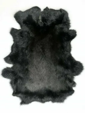 Natural Tanned Leather Fur Hide (10" by 12" Pelt with Sewing Quality Leather)