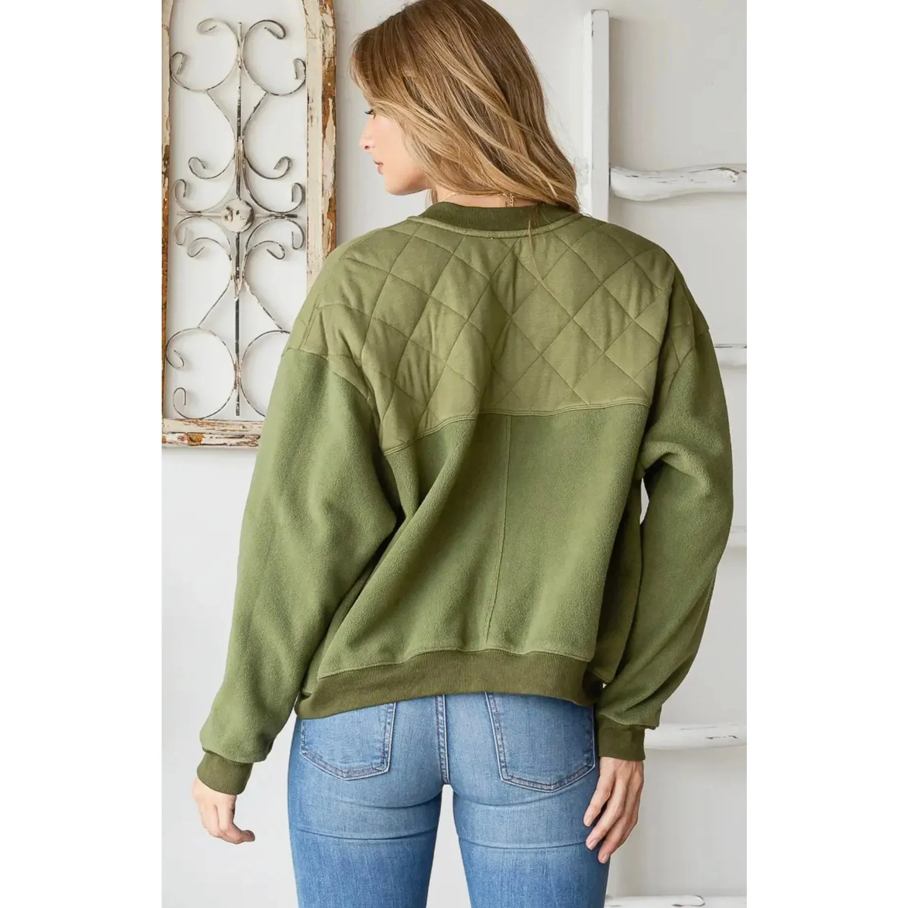 Olive Bomber Jacket