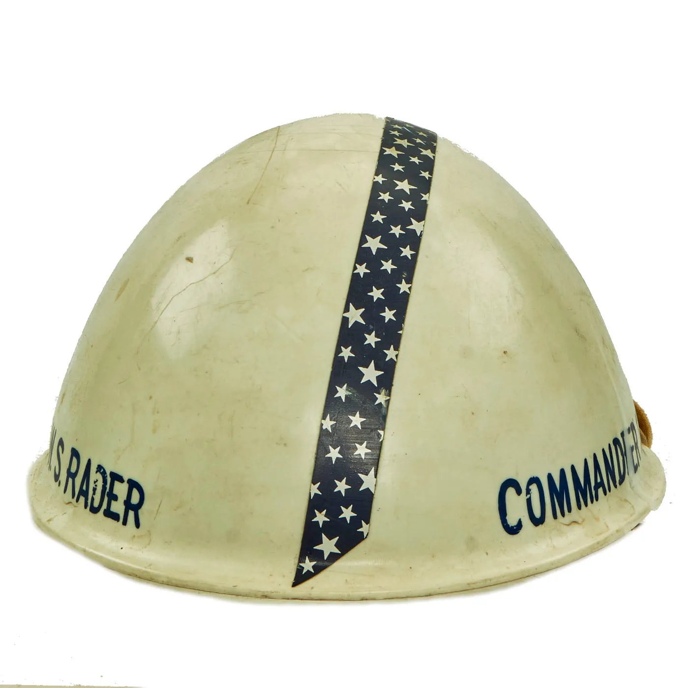 Original U.S. Vietnam War Era 13th Strategic Missile Division Commander Hardhat For Brigadier General W. S. Rader