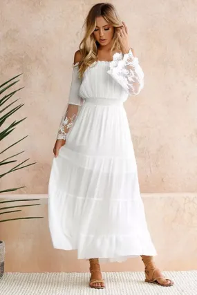 Oriolo Off Shoulder Maxi Dress