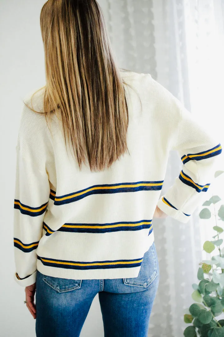 Oversized Striped Sweater