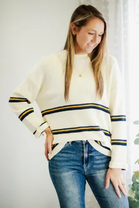 Oversized Striped Sweater