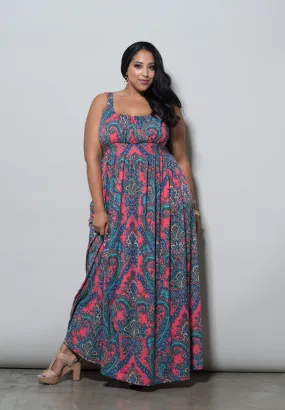 Paisley Maxi Dress