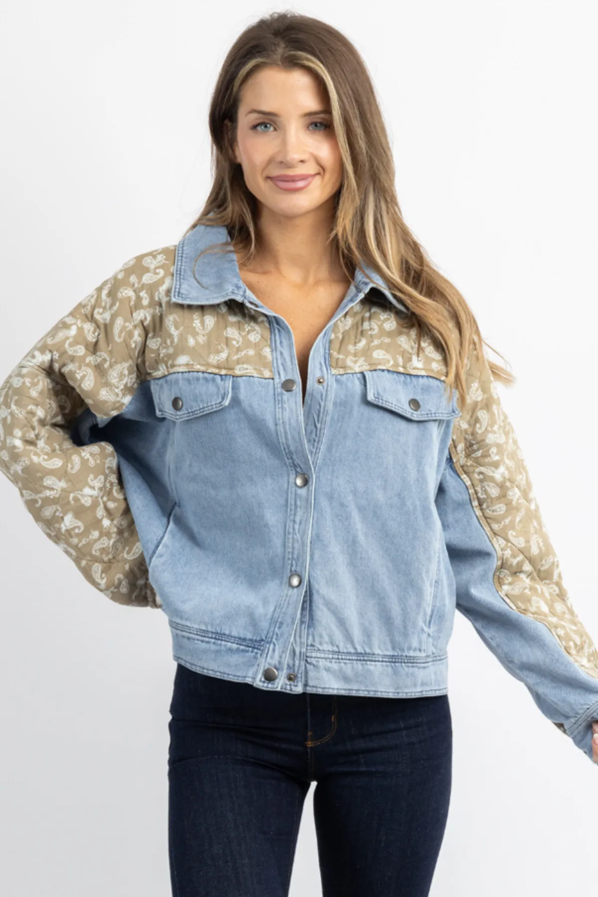 PAISLEY PLEASE DENIM JACKET