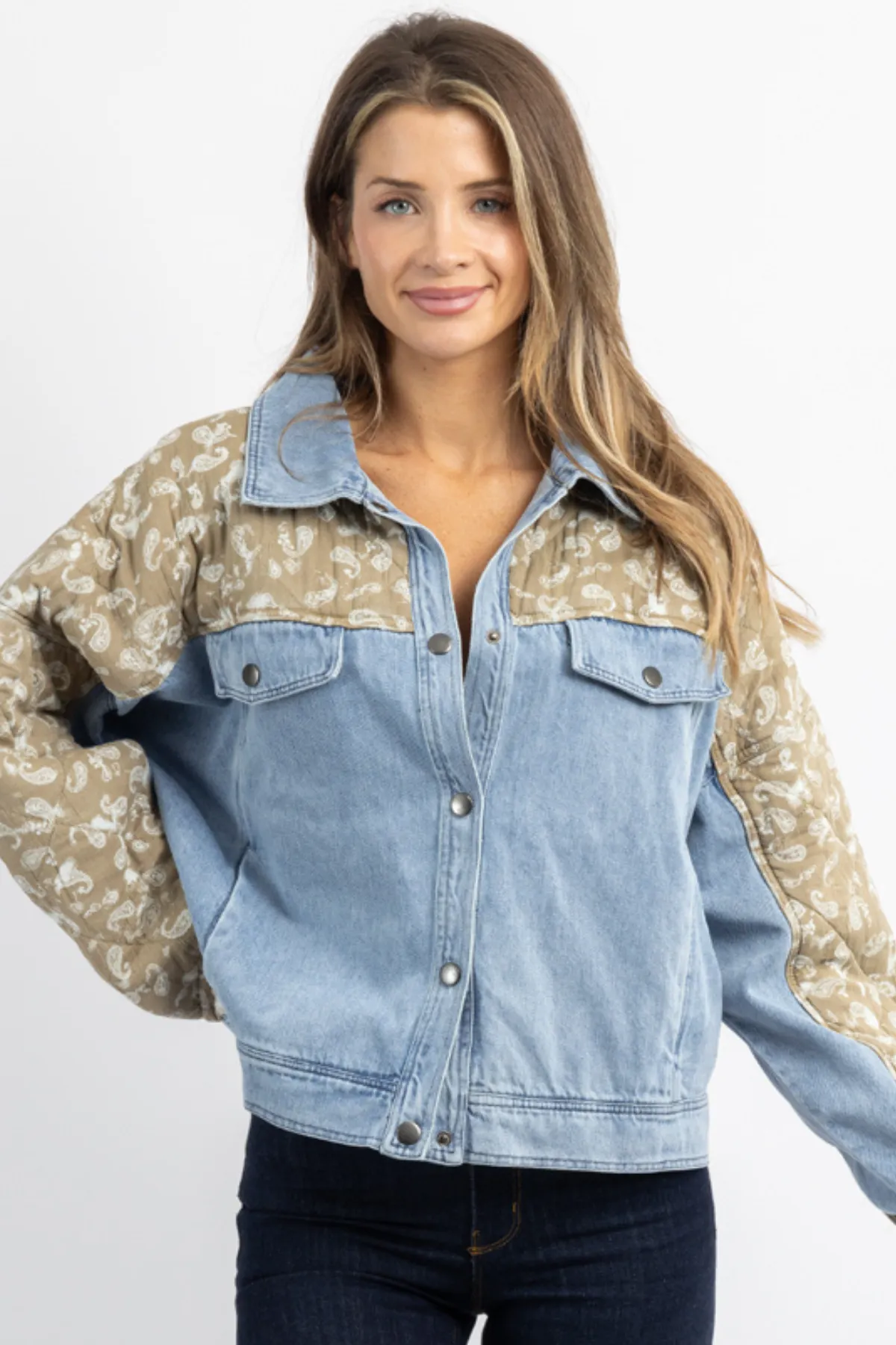 PAISLEY PLEASE DENIM JACKET