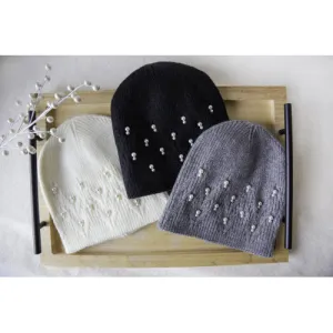 Pearl Knit Beanie