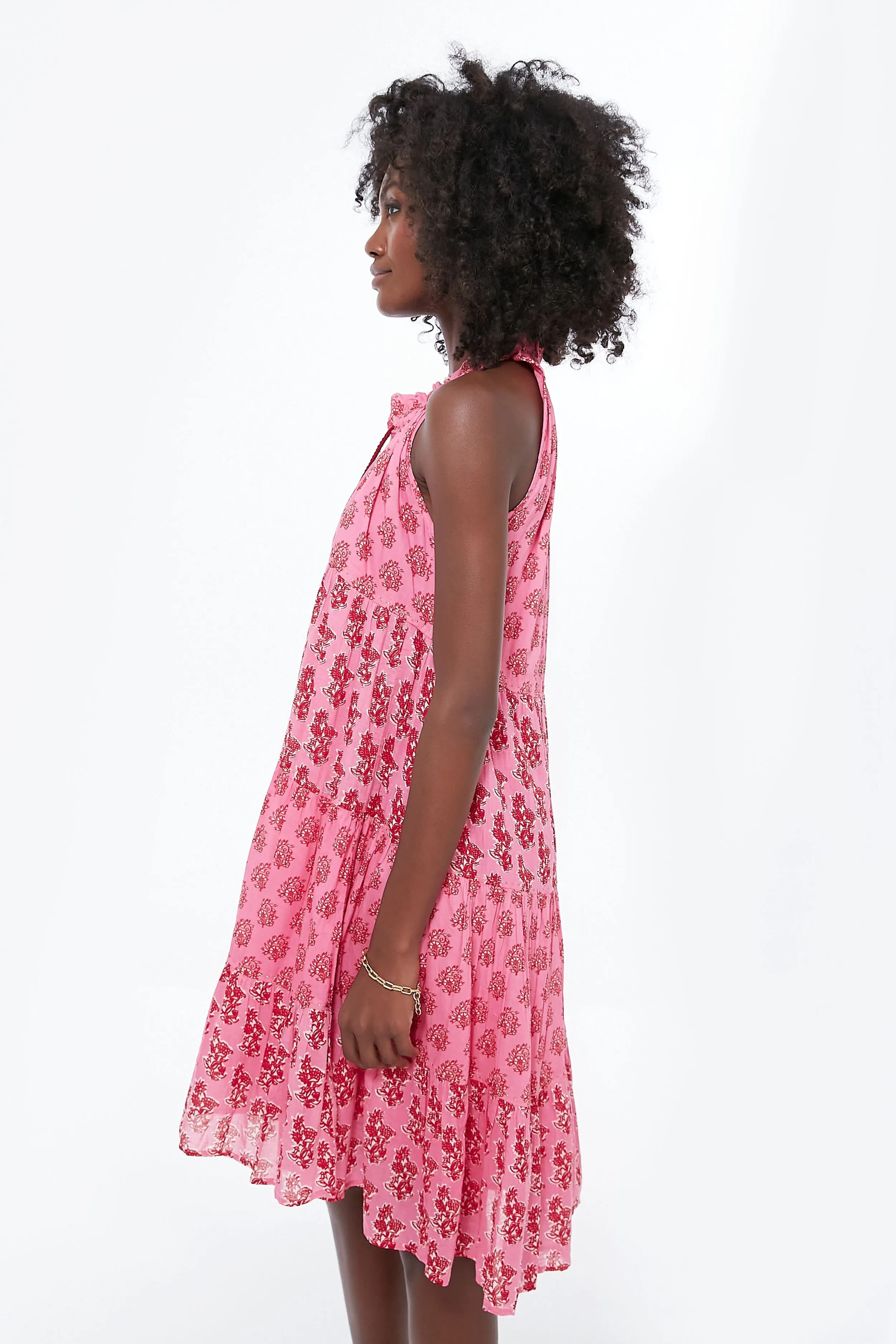 Pink Delfina Sofia Mini Dress