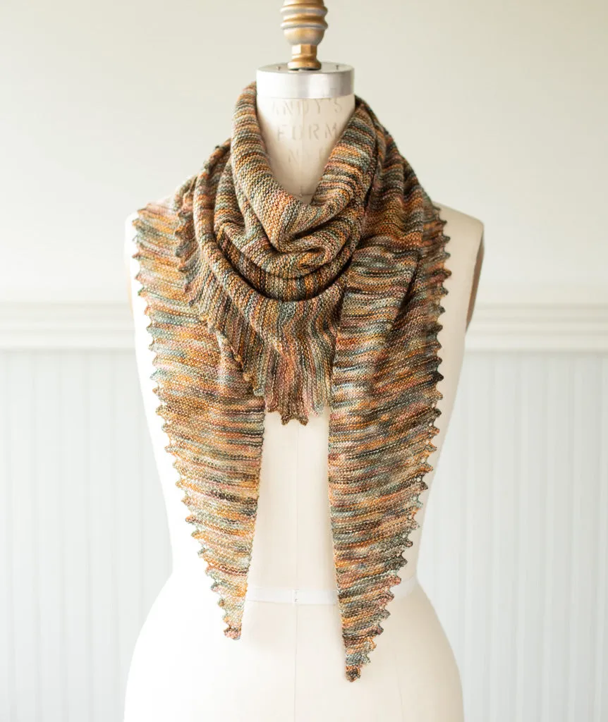 Pinking Shears Scarf Using Manos Marina