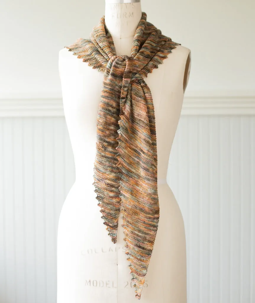 Pinking Shears Scarf Using Manos Marina