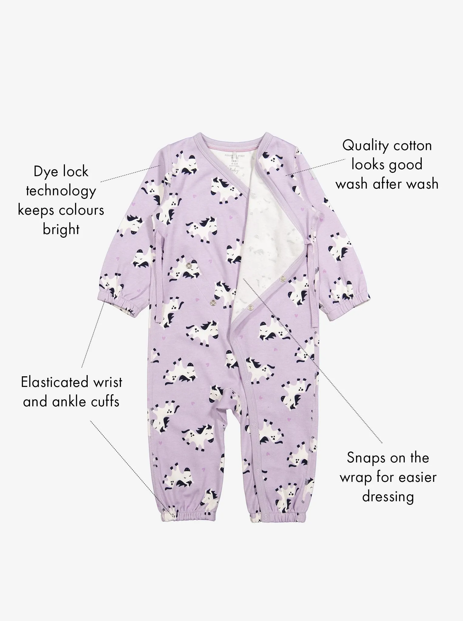 Playful Pony Baby Romper