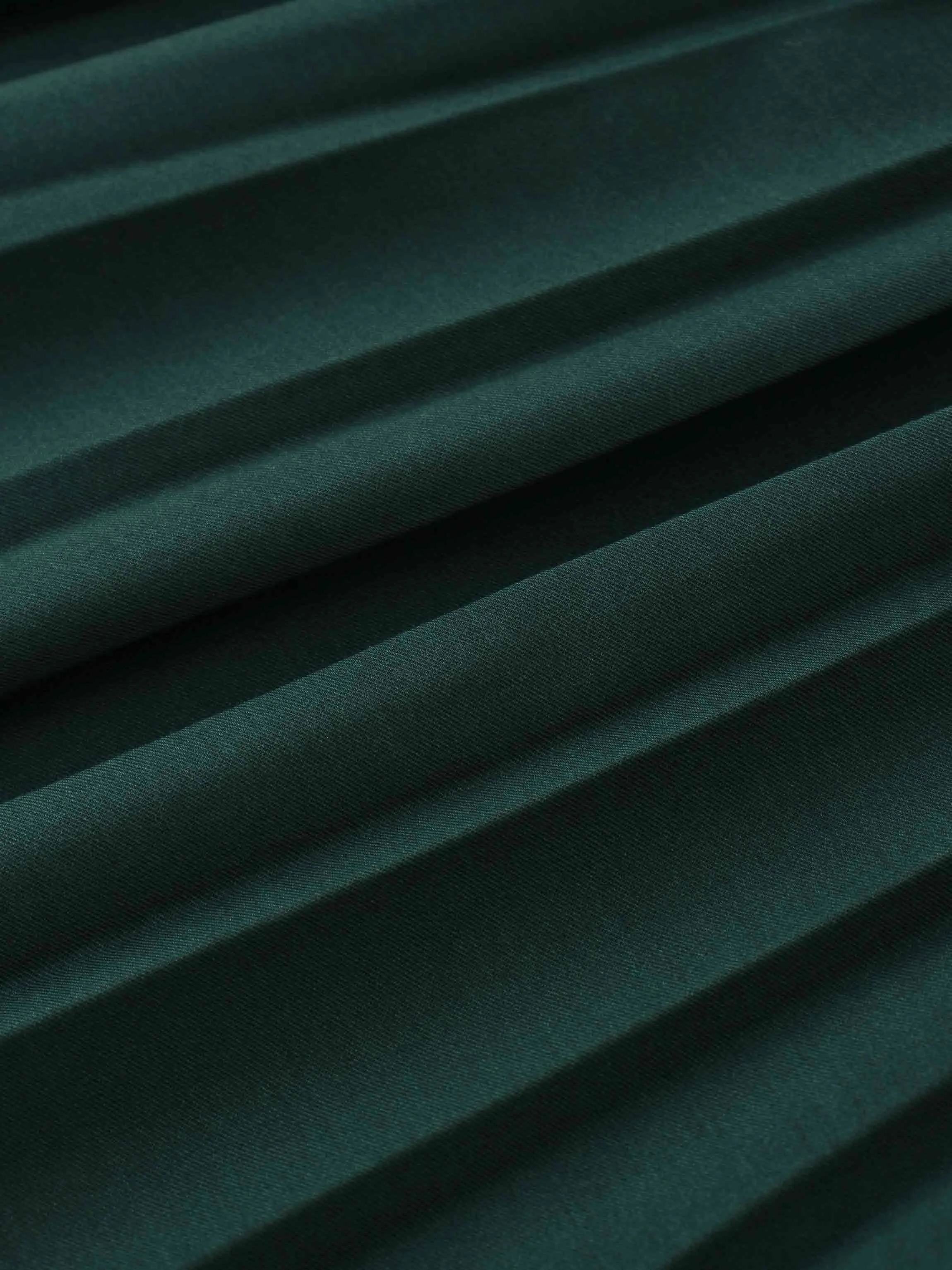 Pleated Skirt 35"-Emerald Green