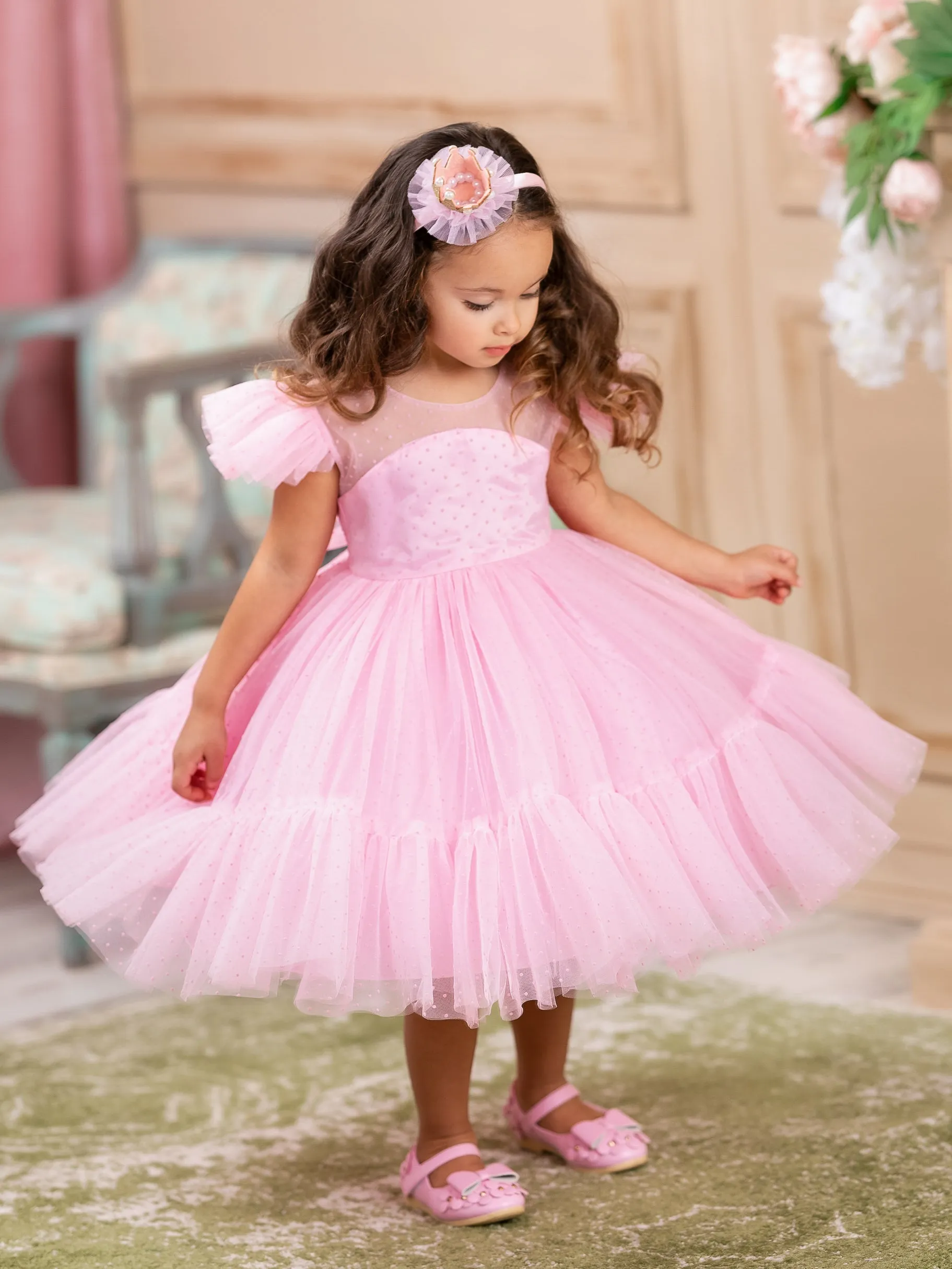 Polka Dot Big Twirls Party Dress