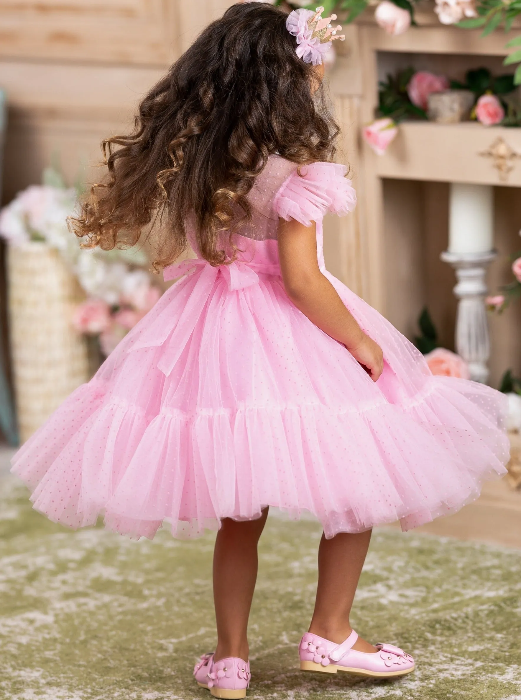 Polka Dot Big Twirls Party Dress