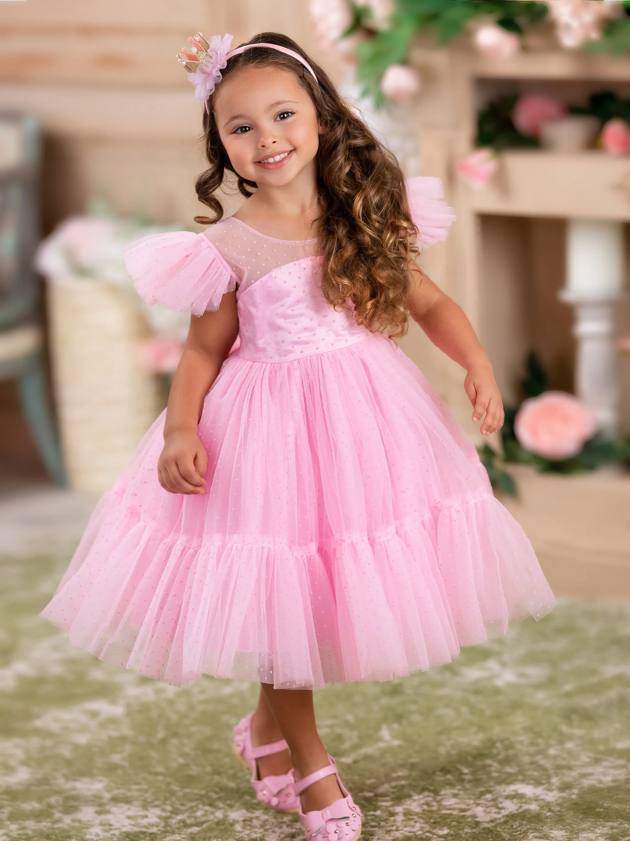 Polka Dot Big Twirls Party Dress