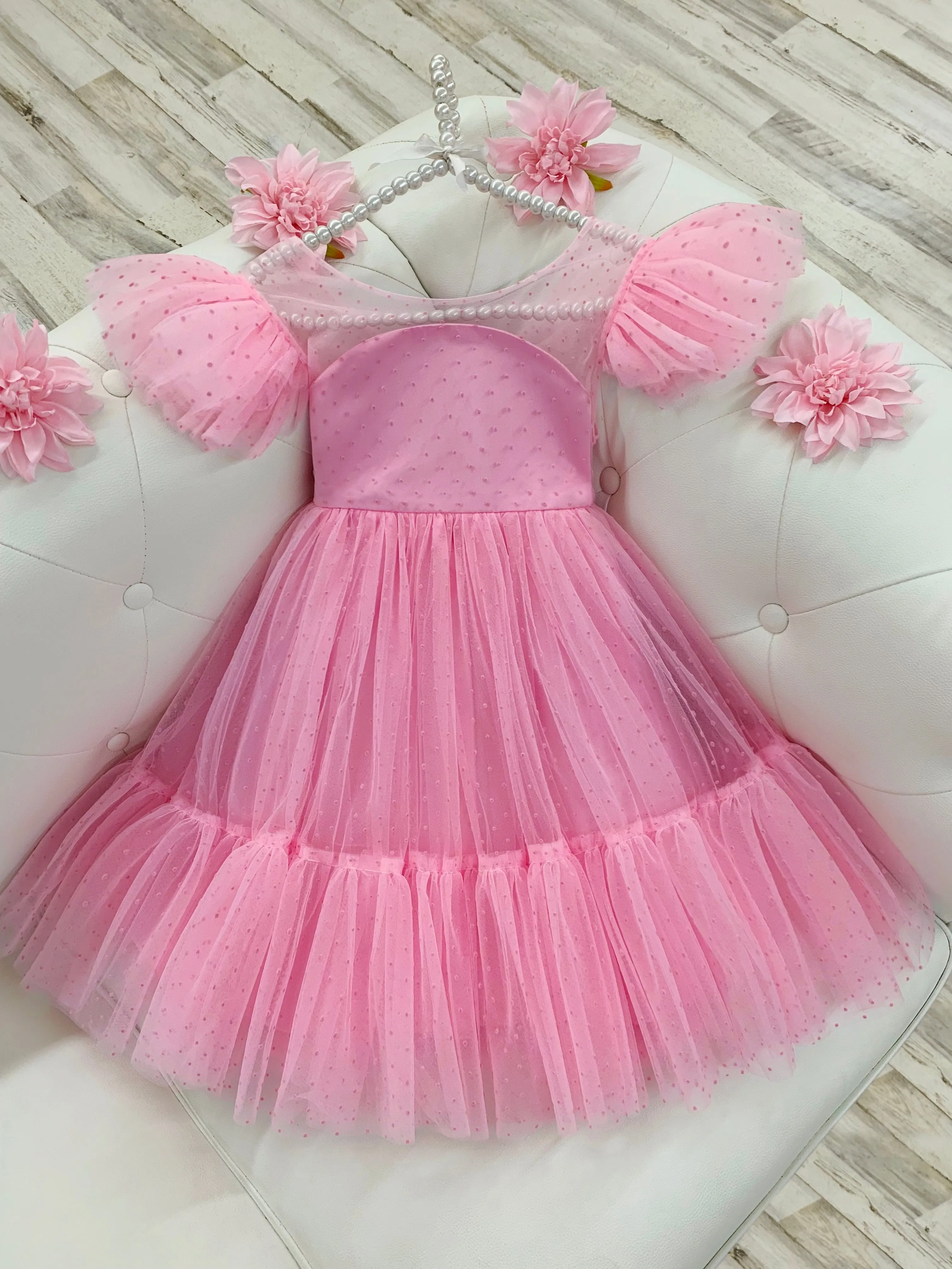 Polka Dot Big Twirls Party Dress