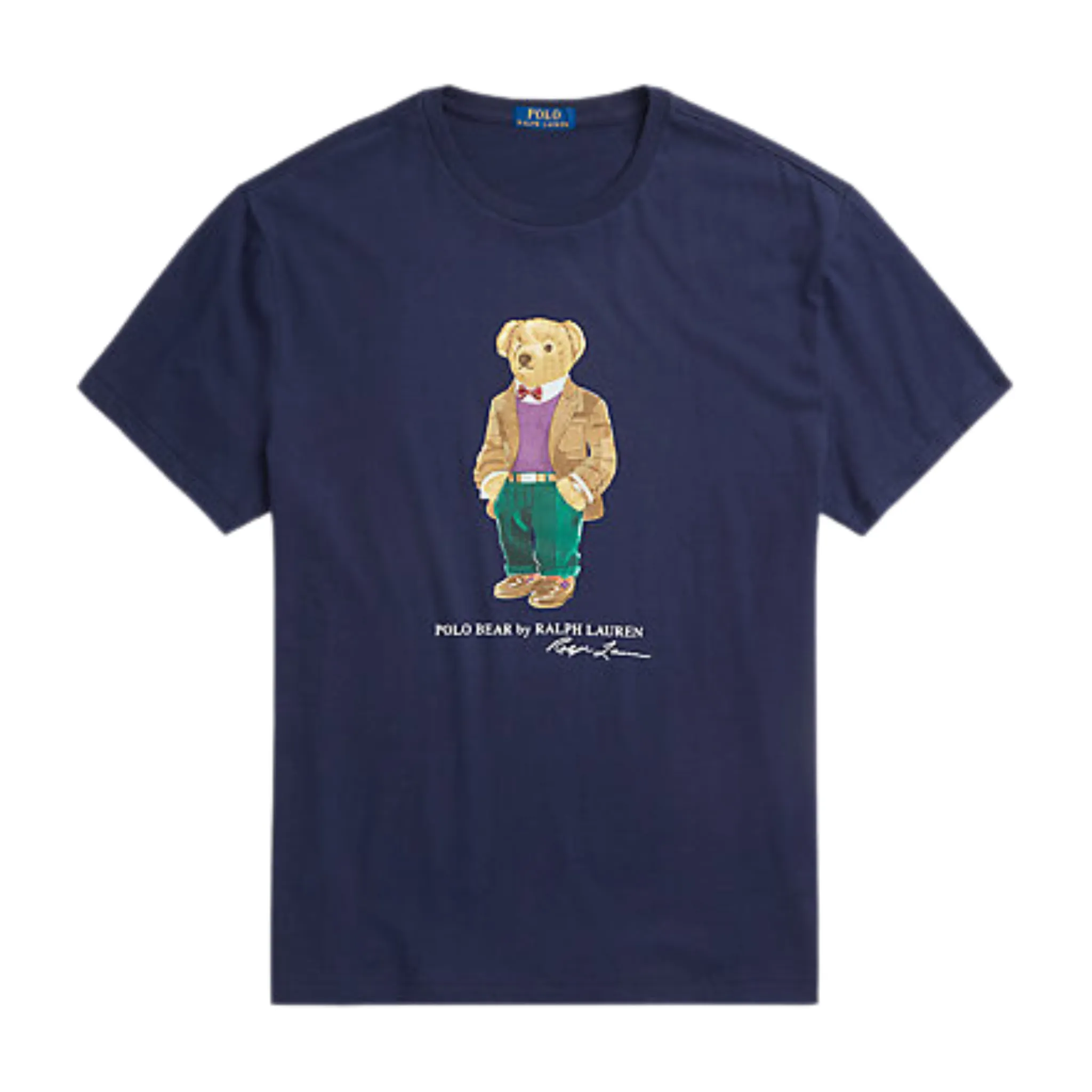 Polo Ralph Lauren Classic Fit Polo Bear Jersey T-Shirt (Navy)