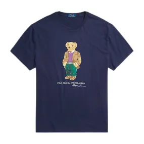 Polo Ralph Lauren Classic Fit Polo Bear Jersey T-Shirt (Navy)