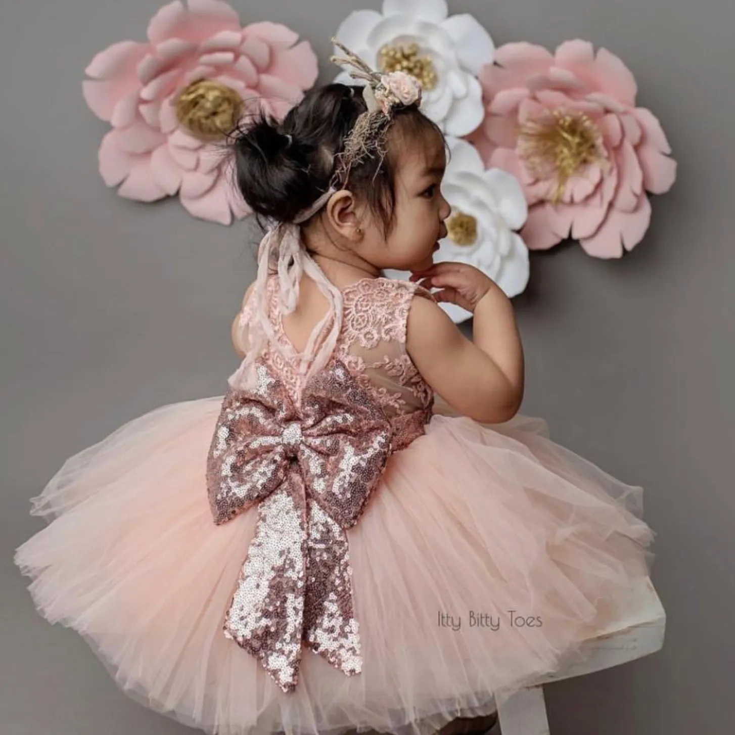 Princess Aisha Dress (Rose Gold)