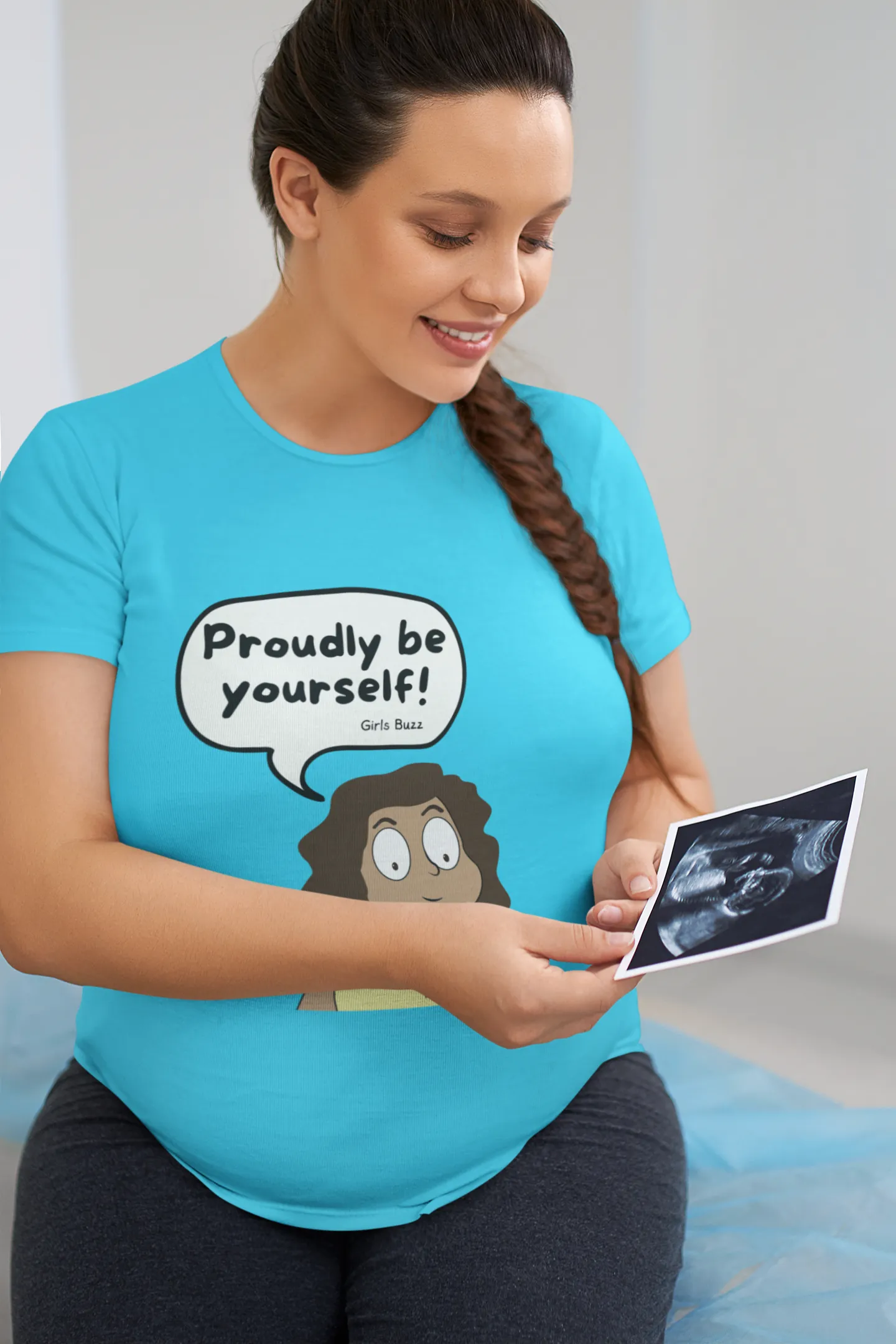 Proudly Be Yourself Maternity T-shirt