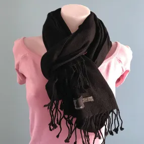 Pure Pashmina Scarf Black