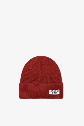 Recycled Beanie Hat | Deep Terracotta 24