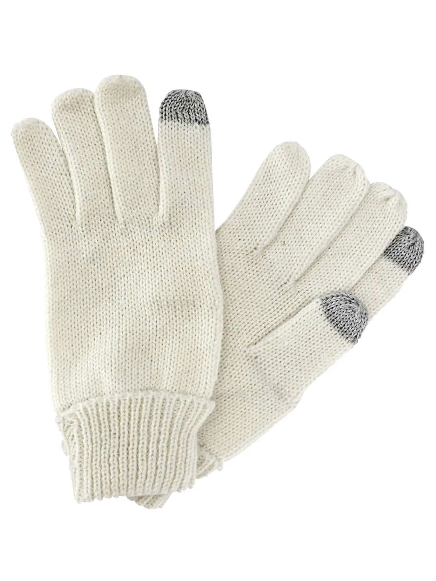 Ribbed Knit Men's 3 Piece Hat Scarf & Texting Gloves Set