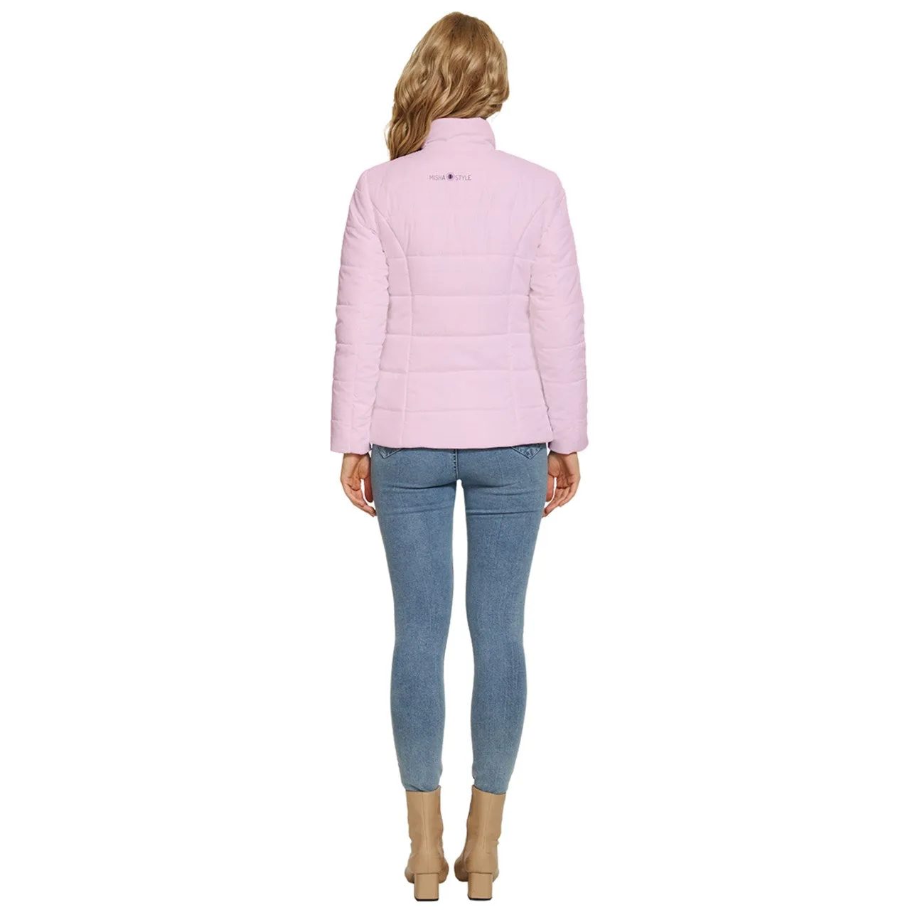 Royal Look Pink Puffer Jacket