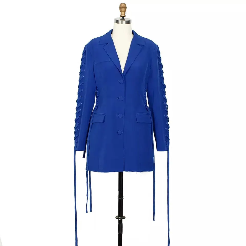 SADIE ELECTRIC BLUE BLAZER DRESS