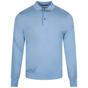 Saratoga Sweater Polo Wolf Blue - AW24